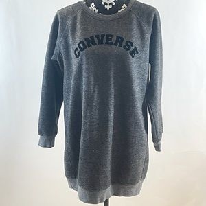 Converse Women’s Gray/Black Sweatshirt